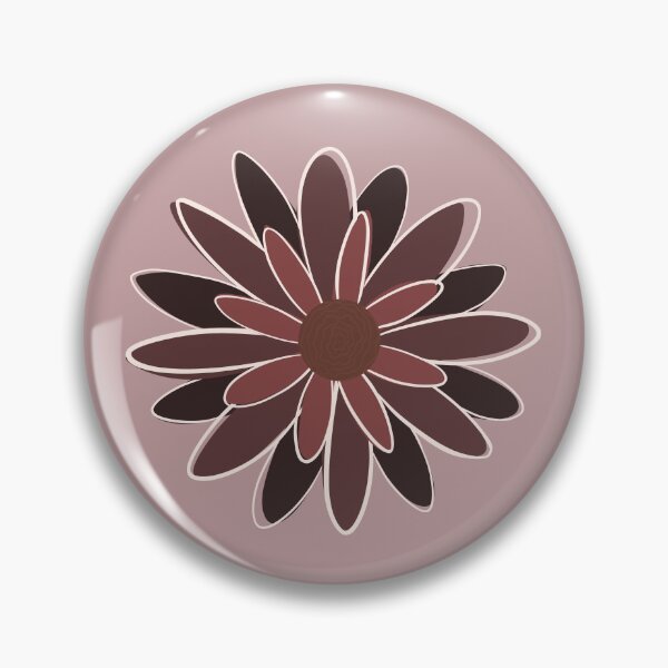 Item preview, Deep Burgundy Wildflower Bloom | Rich Maroon Daisy Doodle Art designed and sold by Olitvia.