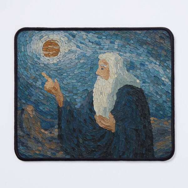 Item preview, Planetary god | Post-impressionist painting style designed and sold by ComicsFactory.