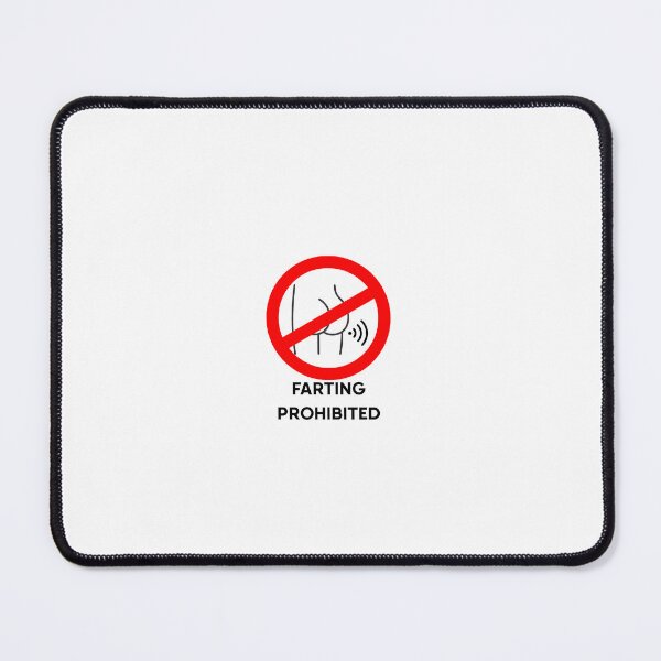 Item preview, Farting Prohibited designed and sold by BangoStickers.
