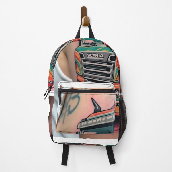 Item preview, Truck Tattoo Style Colorful Illustration Design designed and sold by AwixArslan.