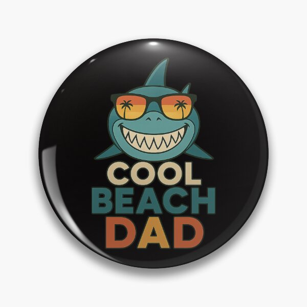 Item preview, Cool Beach Dad Shark Summer designed and sold by THIENVT.