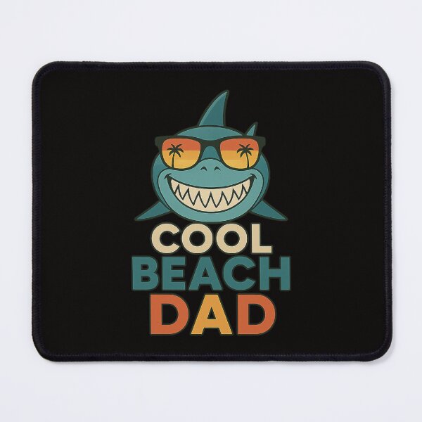 Item preview, Cool Beach Dad Shark Summer designed and sold by THIENVT.