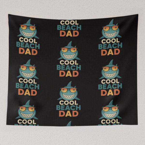Item preview, Cool Beach Dad Shark Summer designed and sold by THIENVT.