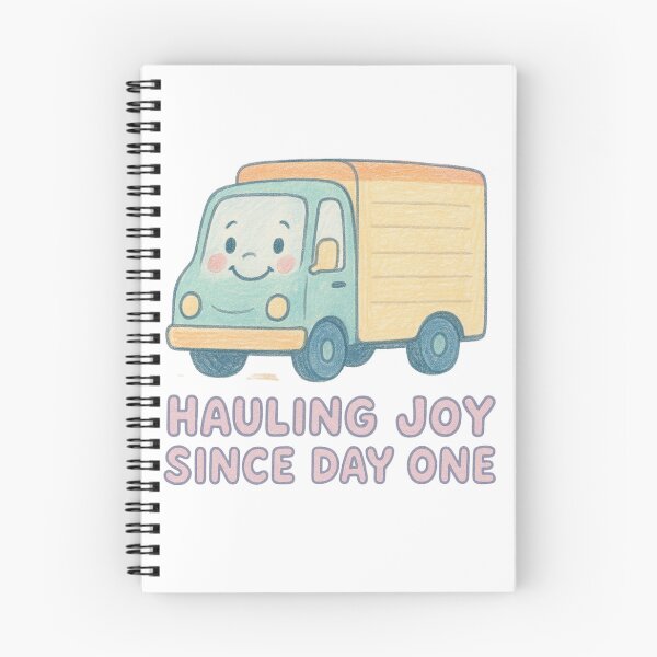 Item preview, Hauling Joy Since Day One – Cute Cartoon Truck designed and sold by AwixArslan.