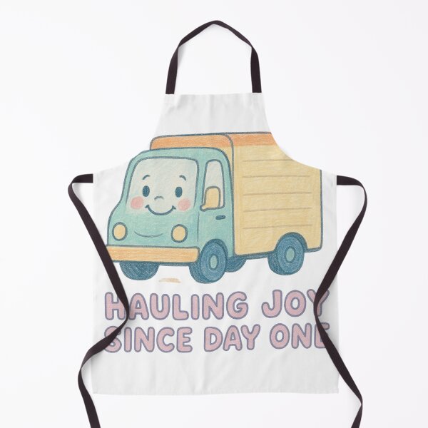 Item preview, Hauling Joy Since Day One – Cute Cartoon Truck designed and sold by AwixArslan.