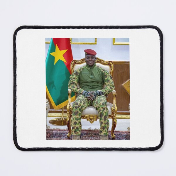 Item preview, Captain Ibrahim Traoré: Burkina Faso Head of State designed and sold by ArtistrySky.