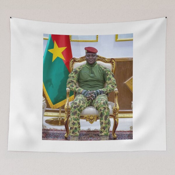 Item preview, Captain Ibrahim Traoré: Burkina Faso Head of State designed and sold by ArtistrySky.