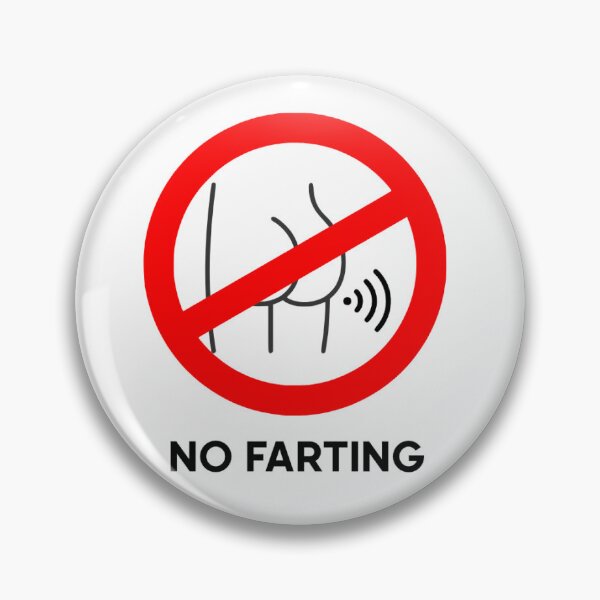 Item preview, No Farting designed and sold by BangoStickers.