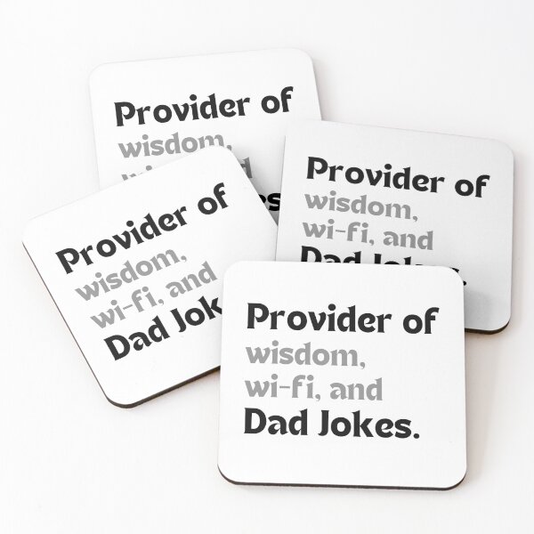Item preview, Funny Dad Gift (Father’s Day, Birthday) –Provider of wisdom, Wi-Fi, and dad jokes. designed and sold by MakeMyDaze.