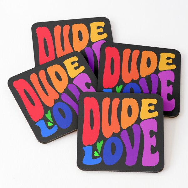 Item preview, DUDE LOVE (Black Border) designed and sold by MaidenofIron157.