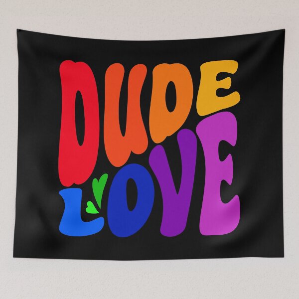Item preview, DUDE LOVE (Black Border) designed and sold by MaidenofIron157.