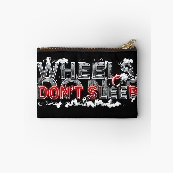 Item preview, Wheels Don’t Sleep – Futuristic Truck Life Neon Typography designed and sold by AwixArslan.