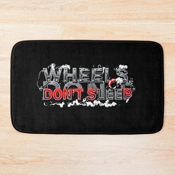 Item preview, Wheels Don’t Sleep – Futuristic Truck Life Neon Typography designed and sold by AwixArslan.