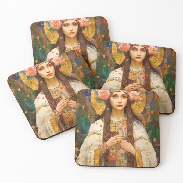 Item preview, Saint Elizabeth of Hungary designed and sold by SanctifiedSouls.