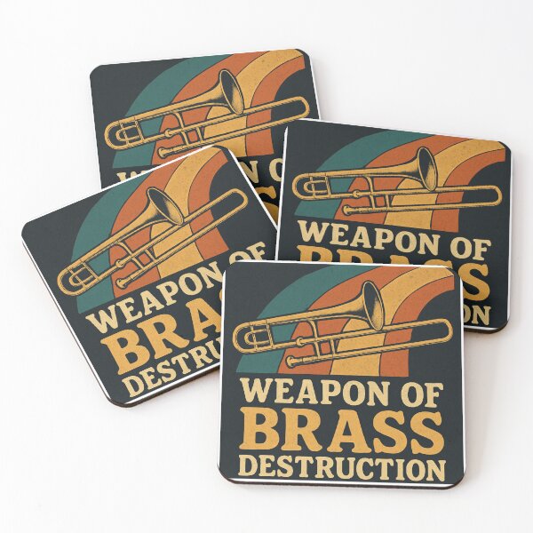 Item preview, Funny Trombone Gift - Funny Marching Band Gift - Weapon Of Brass Destruction designed and sold by Galvanized.