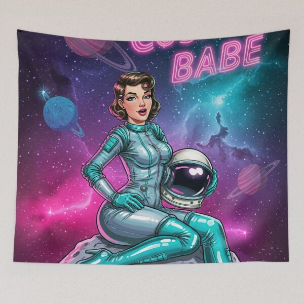 Item preview, Cosmic Space Neon Beauty designed and sold by JonelleTshirts.