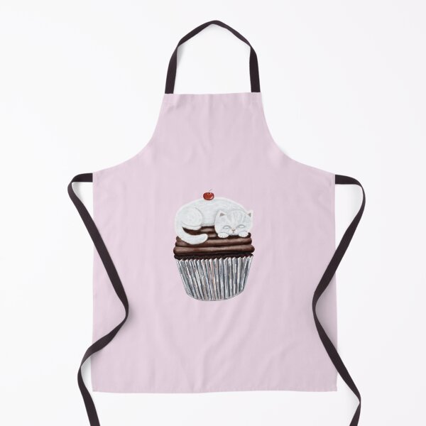 Item preview, Kitty Cupcake Illustration designed and sold by robwarnedesigns.