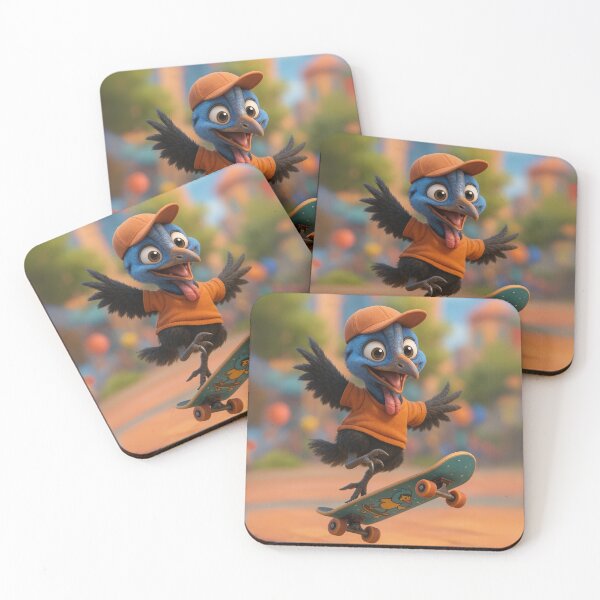 Item preview, Skater Cassowary designed and sold by Sillytoe.