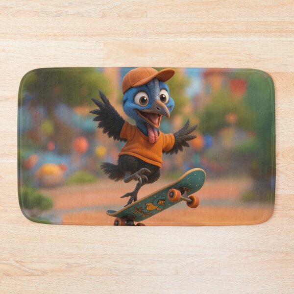 Item preview, Skater Cassowary designed and sold by Sillytoe.
