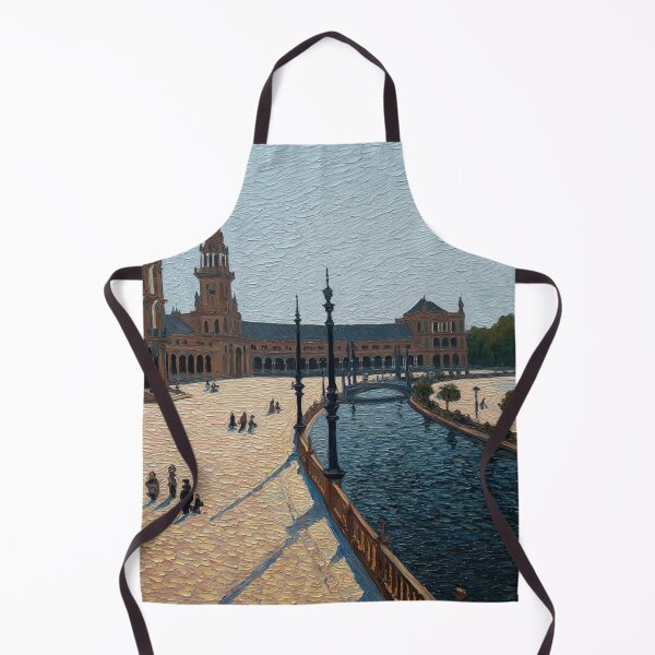 Item preview, Plaza de Espana | Post-impressionist painting style designed and sold by ComicsFactory.