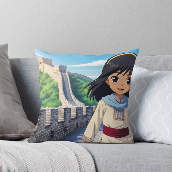 Item preview, Girl visiting the Chinese wall designed and sold by MerlinWear.