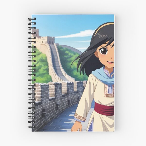 Item preview, Girl visiting the Chinese wall designed and sold by MerlinWear.