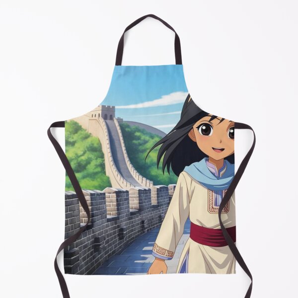 Item preview, Girl visiting the Chinese wall designed and sold by MerlinWear.