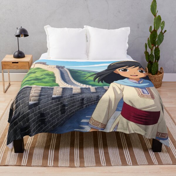 Item preview, Girl visiting the Chinese wall designed and sold by MerlinWear.