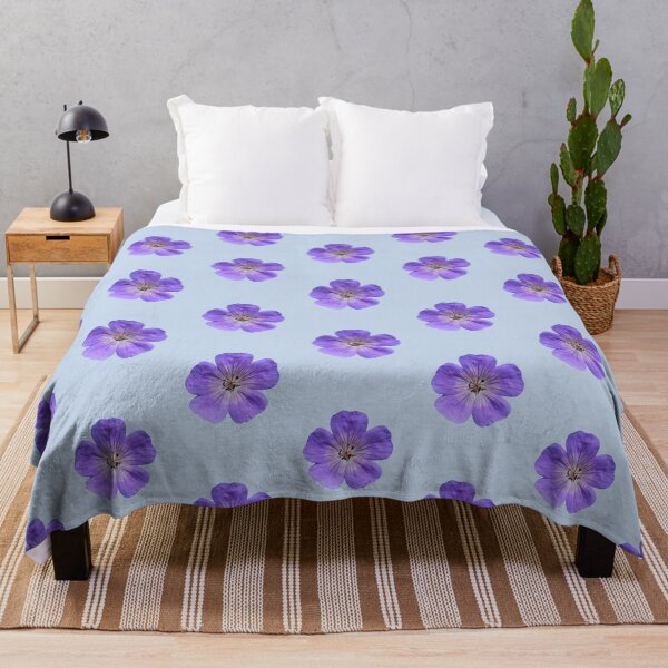 Item preview, purple flower designed and sold by small things club.