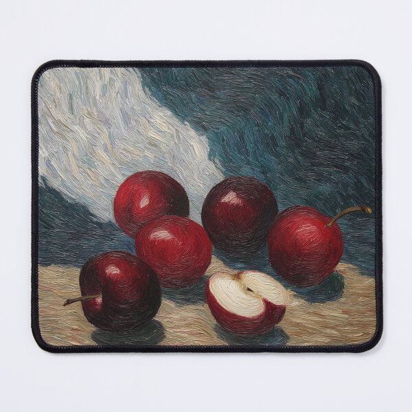Item preview, Plum fruit | Post-impressionist painting style designed and sold by ComicsFactory.