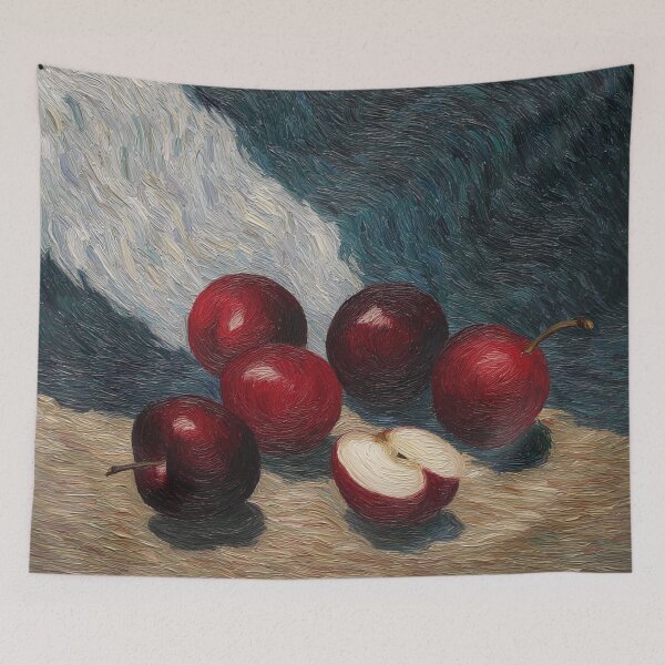 Item preview, Plum fruit | Post-impressionist painting style designed and sold by ComicsFactory.