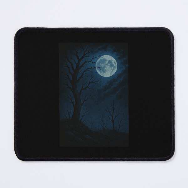 Item preview, Moonlit Silence – Dark Forest Gothic Landscape designed and sold by Witty Moon.