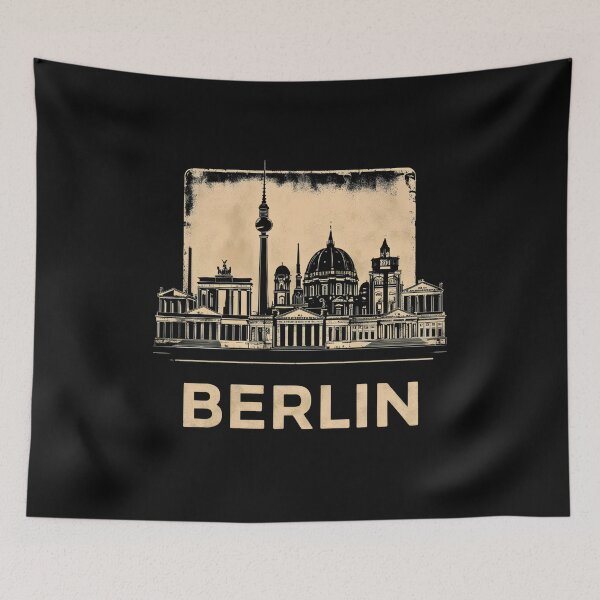 Item preview, A Vintage Illustration of Berlin - Germany  designed and sold by GoodOldVintage.