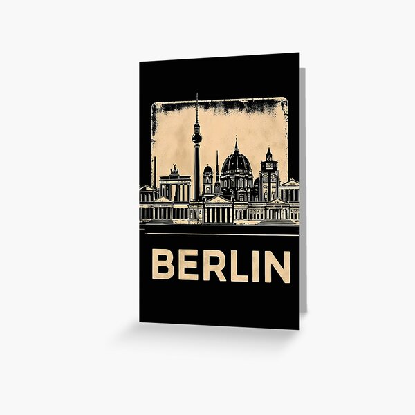 Artikel-Vorschau von Eine Vintage Illustration von Berlin - Deutschland, designt und verkauft von GoodOldVintage.