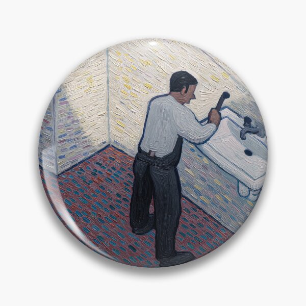 Item preview, Plumber | Post-impressionist painting style designed and sold by ComicsFactory.