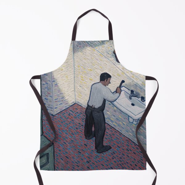 Item preview, Plumber | Post-impressionist painting style designed and sold by ComicsFactory.