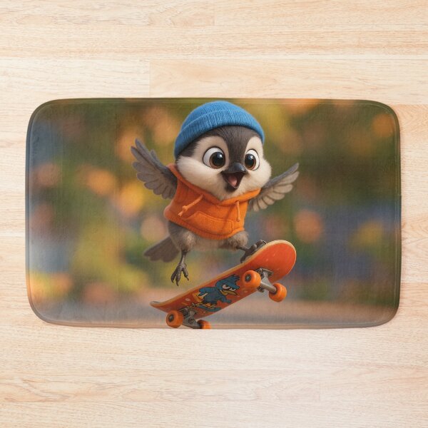 Item preview, Skater Chickadee designed and sold by Sillytoe.