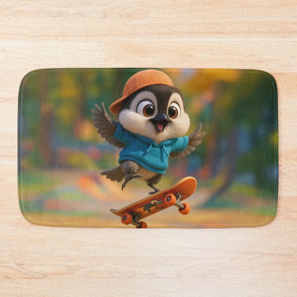 Item preview, Cool Skater Chickadee designed and sold by Sillytoe.