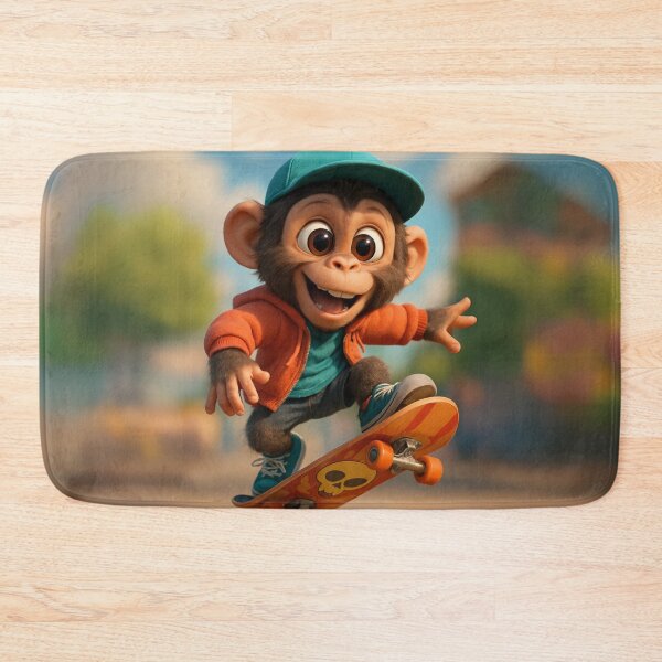 Item preview, Skater Chimpanzee designed and sold by Sillytoe.