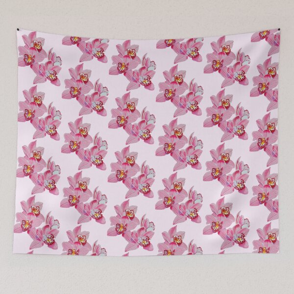 Item preview, Pink Orchids Art Print designed and sold by PinkRhinoArt.