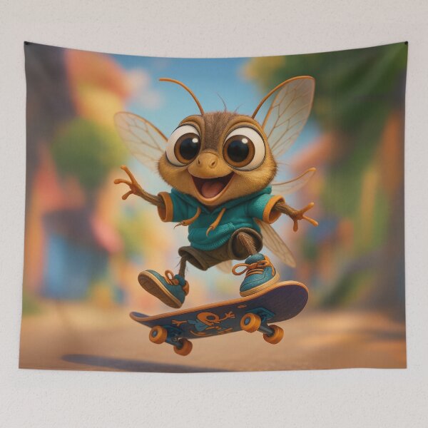 Item preview, Skater Cicada designed and sold by Sillytoe.