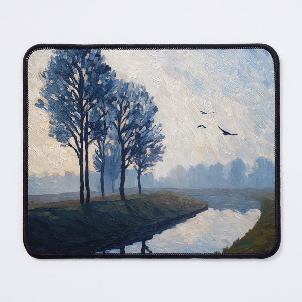 Item preview, Poland landscape | Post-impressionist painting style designed and sold by ComicsFactory.