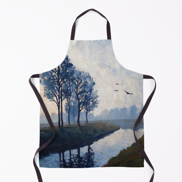 Item preview, Poland landscape | Post-impressionist painting style designed and sold by ComicsFactory.