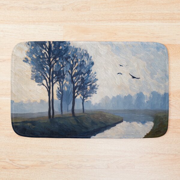Item preview, Poland landscape | Post-impressionist painting style designed and sold by ComicsFactory.