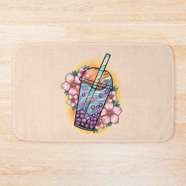 Item preview, Boba Tea and Flowers designed and sold by MoxxiFoxxy.