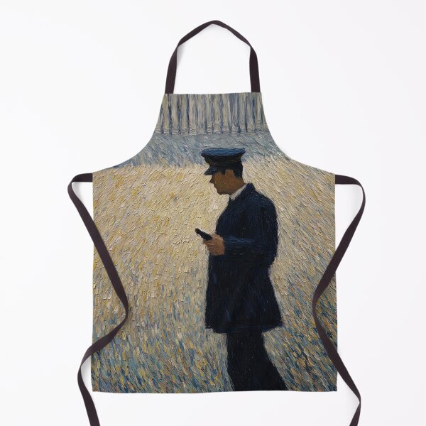 Item preview, Police officer | Post-impressionist painting style designed and sold by ComicsFactory.