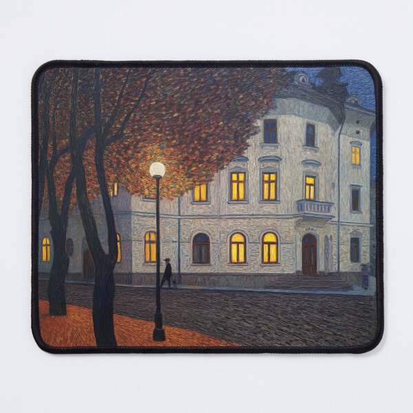 Item preview, Police station | Post-impressionist painting style designed and sold by ComicsFactory.