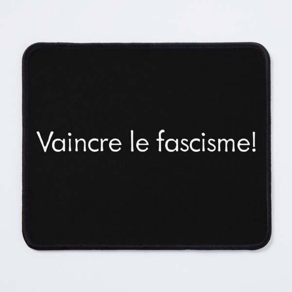 Item preview, Defeat Fascism! ( Vaincre le fascisme! ) designed and sold by BANDOFSCRIBBLE Hollywood.