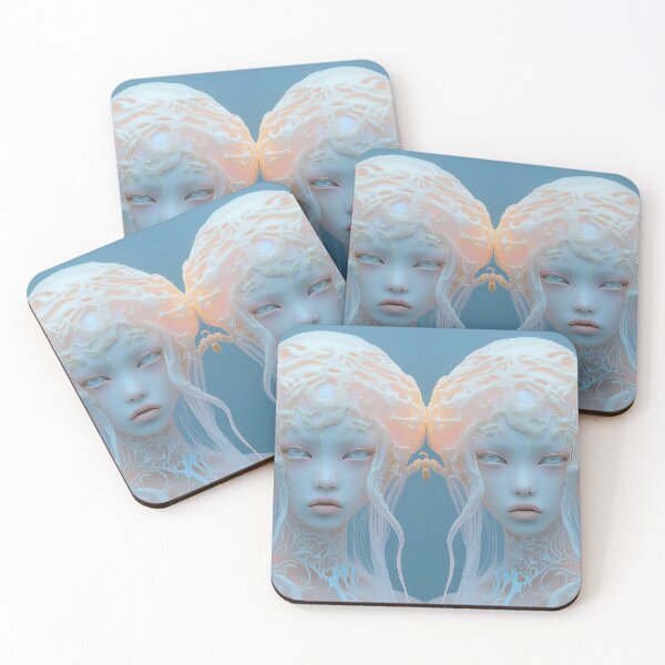 Item preview, Ethereal Twins Digital Fantasy Art designed and sold by deathless_aesthetic.