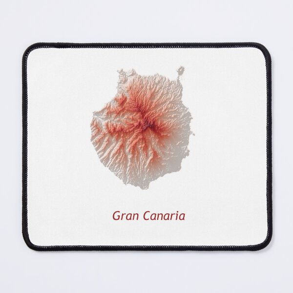 Item preview, Gran Canaria Elevation Map designed and sold by design2xstudio.
